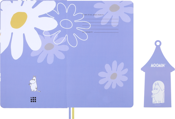NTBK LARGE HARD RUL MOOMIN LIGHT PURPLE