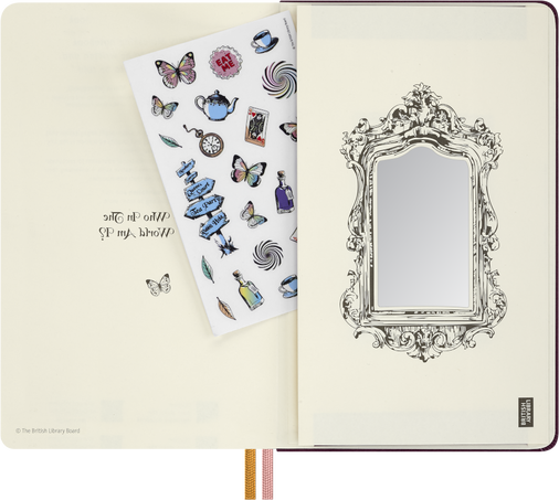 LE ALICE NOTEBOOK LARGE PLAIN NO BOX