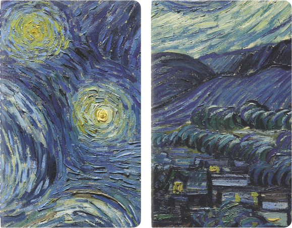 MOMA VAN GOGH SET OF 2 CAHIER L PLAIN