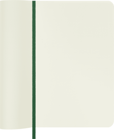 Classic Notebook Soft Cover, Myrtle Green - Side view