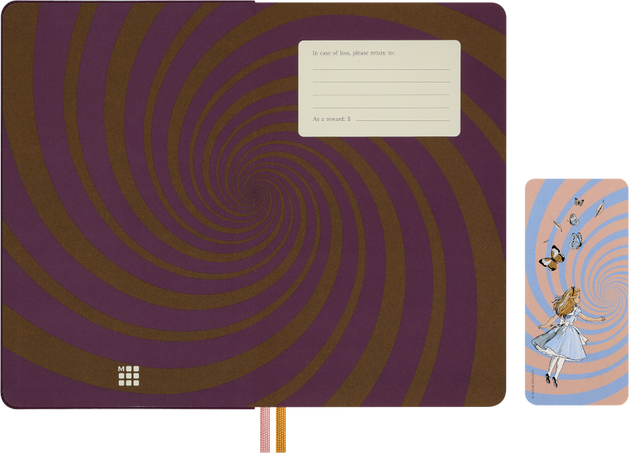 LE ALICE NOTEBOOK LARGE PLAIN NO BOX