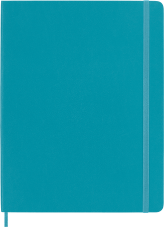 Classic Notebook Soft Cover, Reef Blue - Front view