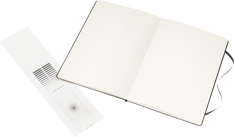 Watercolour Notebook Art Collection, Black - Back view