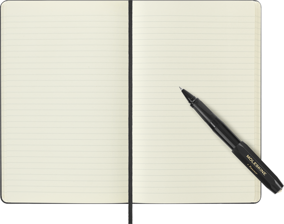 The Classics ノートブック＋ Kaweco (カヴェコ) 水性ボールペン セット - 横