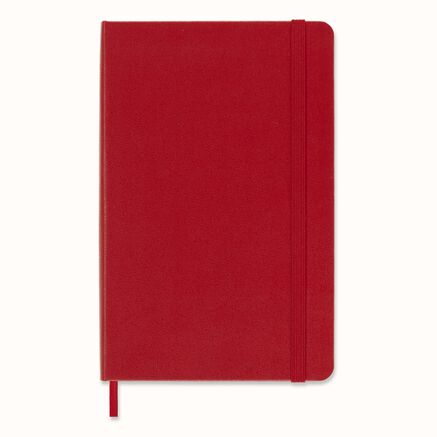 NOTEBOOK MED PLA SCARLET RED HARD