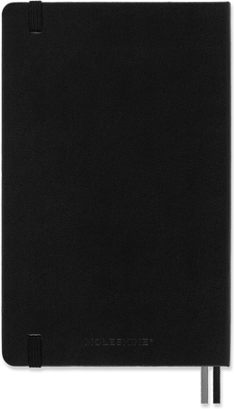Classic Notebook Expanded Hard Cover, Black - Side view