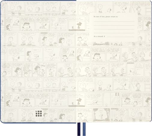 NOTEBOOK SNOOPY RULED L HARD WITH BOX