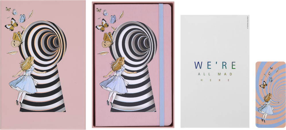 LE ALICE NOTEBOOK LARGE RULED W/BOX