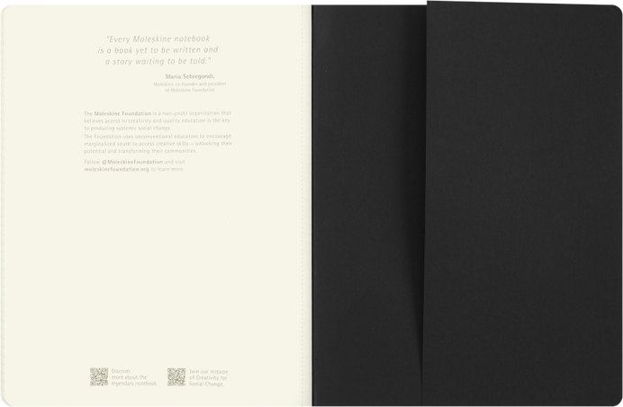 CAHIER JNLS XXL RUL BLK-KR.BROWN-CRAN.RE