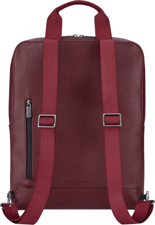 バーティカル（縦型）デバイスバッグ クラシックコレクション、ラズベリーレッド, Red - 横