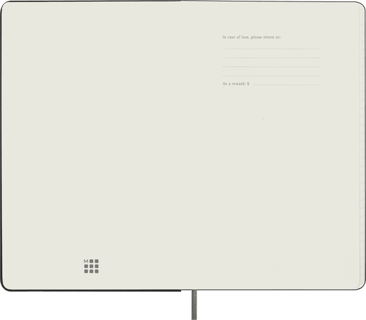 UNDATED WKLY NTB LG BLACK