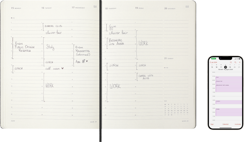 Smart PRO Planner 2026 Weekly 12-Month - Side view