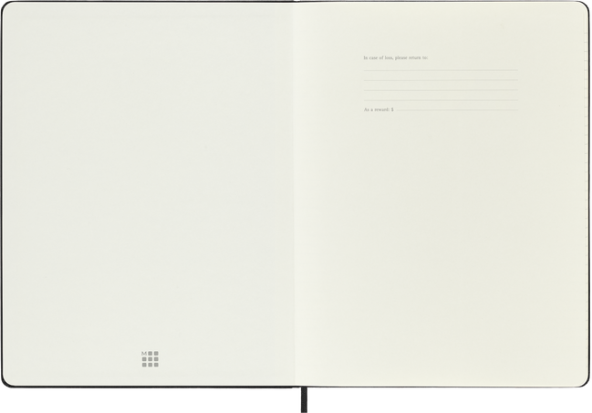 18M WKLY NTBK XL BLK HARD