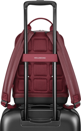 小型バックパック クラシックコレクション、ラズベリーレッド, Red - 背面