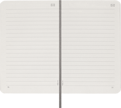 Smart notebook Pocket Soft cover, ruled, ブラック - 横