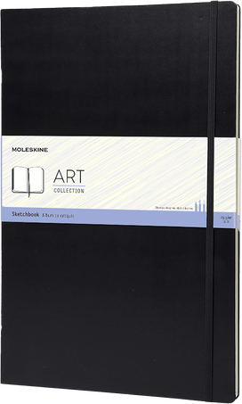 Sketchbook Art Collection, Black - Front view