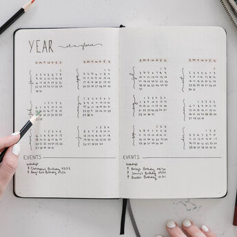 ART BULLET NOTEBOOK LARGE BLACK