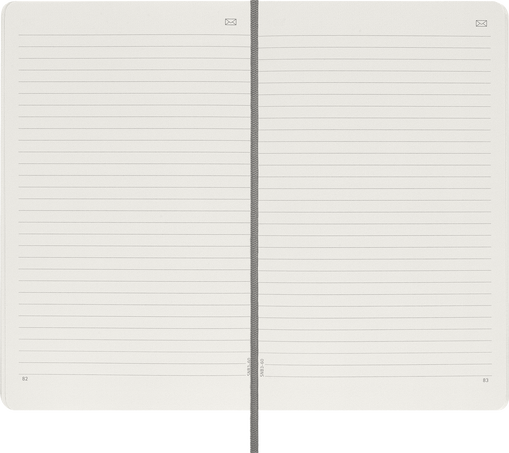 Smart notebook Large Soft cover, ruled, ブラック - 横