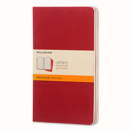 CAHIER JNLS LG RUL CRANB.RED