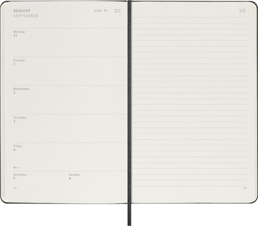 Smart Diary 2026 Weekly, 12-Month - Side view