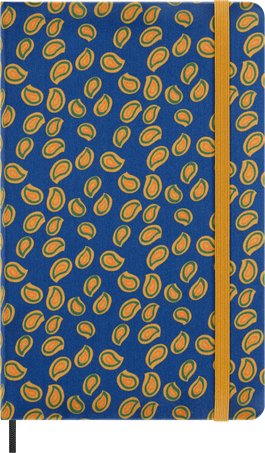 シルクダイアリー Silk 12か月 ウィークリー ダイアリー ,ハードカバー（ブルー）,ギフトボックス, 青 - 正面