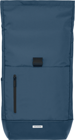 Rolltop Backpack Metro Collection, Sapphire Blue - Side view