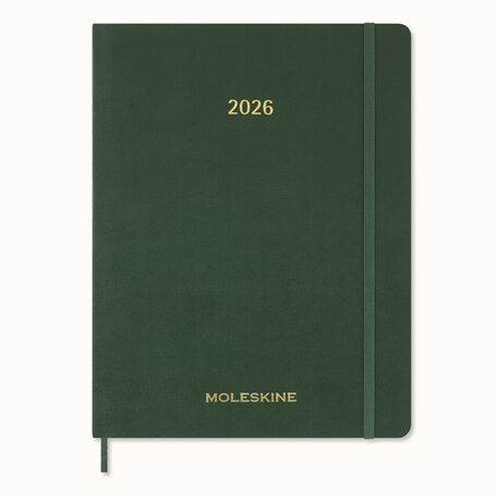 エッセンシャル ダイアリー 2026年 15ヶ月、縦型ウィークリー、ソフト 