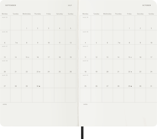 18M DAILY LG BLK SOFT