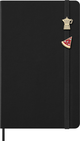 ピザ＆モカ・ピン ノートブック用ピン2個セット, Italy - 横