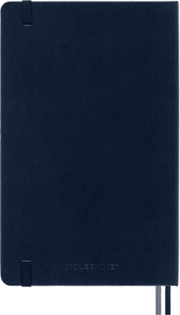 Classic Notebook Expanded Hard Cover, Sapphire Blue - Side view