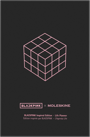 UNDATED LARGE PLANNER WITH BOX-BLACKPINK