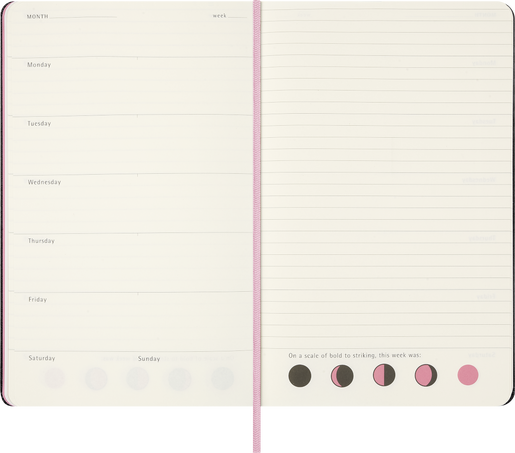 UNDATED LARGE PLANNER WITH BOX-BLACKPINK