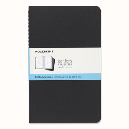 CAHIER JNLS LG DOT BLK