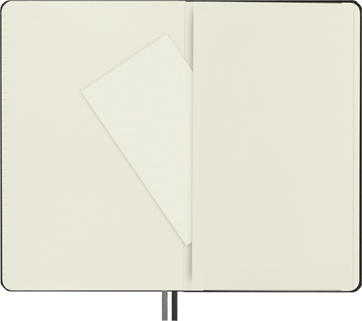 Classic Notebook Expanded Hard Cover, Black - Side view