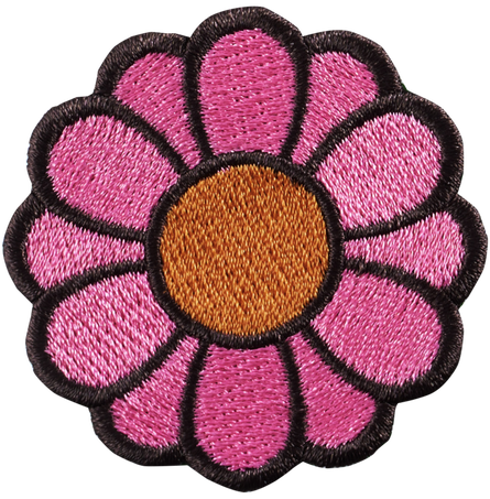 Mardi Mercredi Limited Edition Patch Stick-on Patch, Flower - Front view