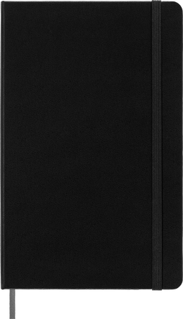 Smart Notebook Hard Cover, Black - Front view