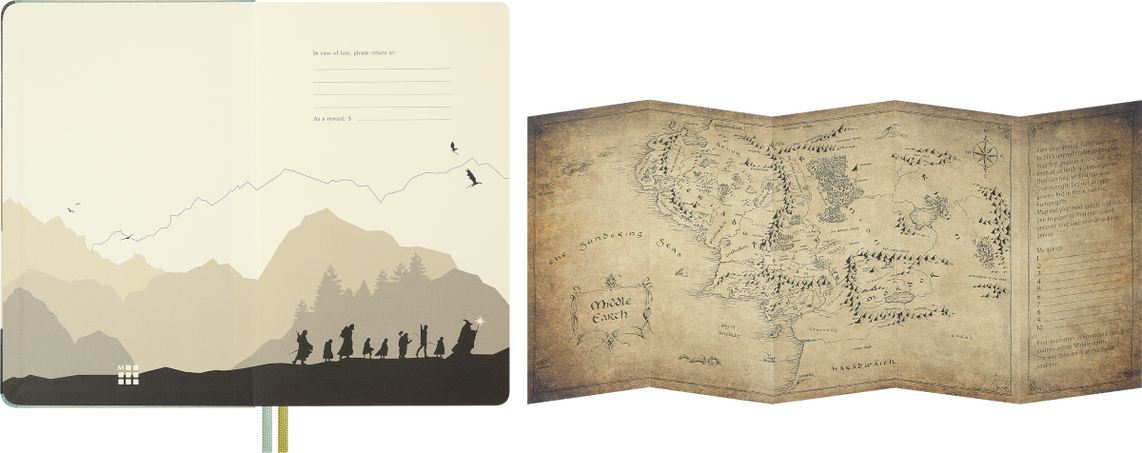 LE LOTR NTBK L RUL LEGOLAS GIMLI NO BOX