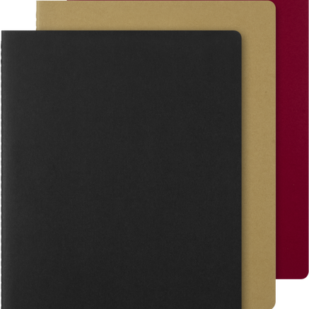 CAHIER JNLS XXL RUL BLK-KR.BROWN-CRAN.RE