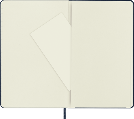 Classic Notebook Hard Cover, Sapphire Blue - Side view