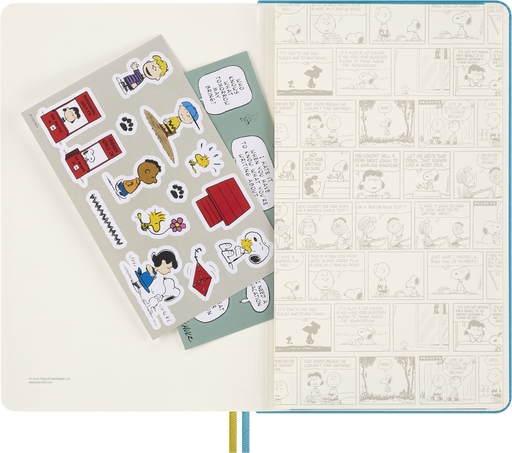 Peanuts Planner 2025/2026 Weekly Notebook, Hard Cover, 18-Month, Large - Side view