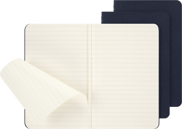 CAHIER JNLS PK RUL INDIGO.BLU