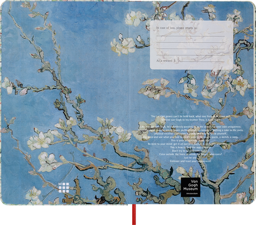 Van Gogh Museum Limited Edition Sketchbook Hard cover, Large, plain - 横