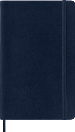 Classic Notebook Soft Cover, Sapphire Blue - Front view
