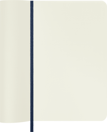 Classic Notebook Soft Cover, Sapphire Blue - Side view