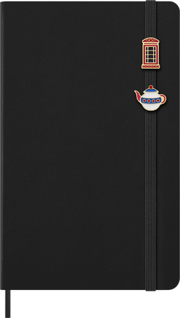 ティーポット＆電話ボックス ピン ノートブック用ピン2個セット, UK - 横