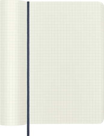 Classic Notebook Soft Cover, Sapphire Blue - Side view