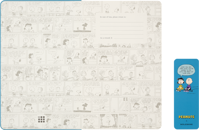 Peanuts Planner 2025/2026 Weekly Notebook, Hard Cover, 18-Month, Large - Side view