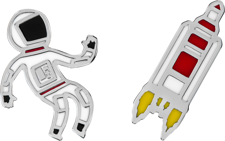 BOX WITH 2 PINS - NASA SKU4