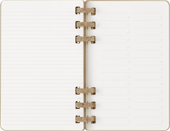 Student Life Planner 2024/2025 12-Month, Spiral, Kiwi - Side view