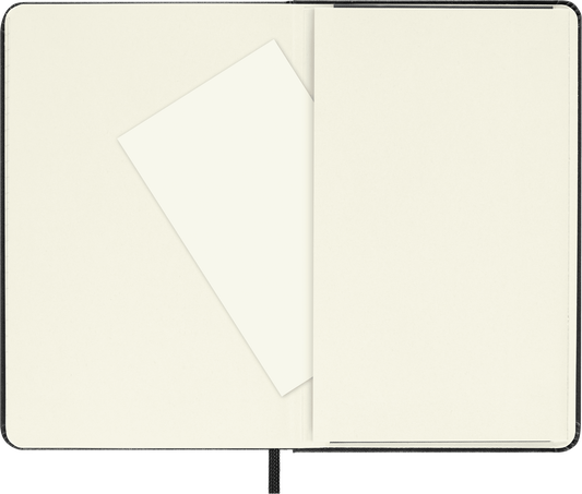Classic Notebook Hard Cover, Black - Side view
